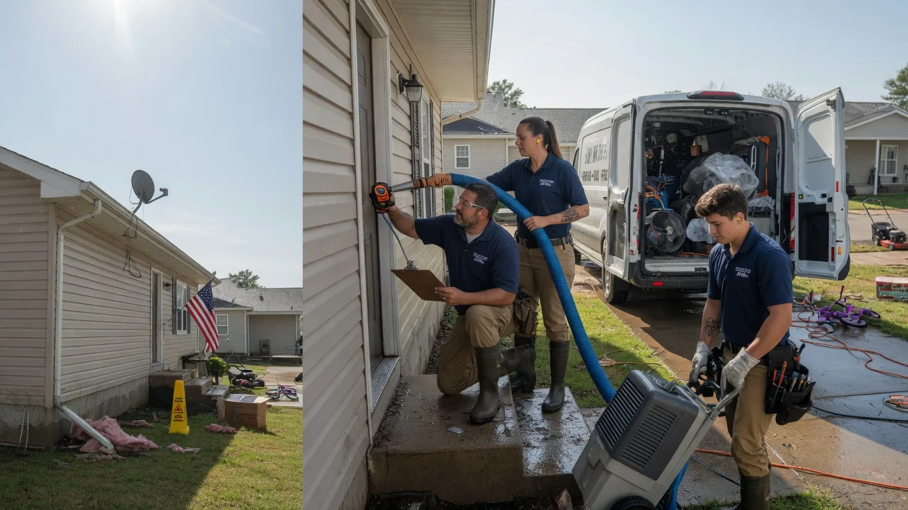 Ceiling Water Damage Restoration in Delaware, AR near me